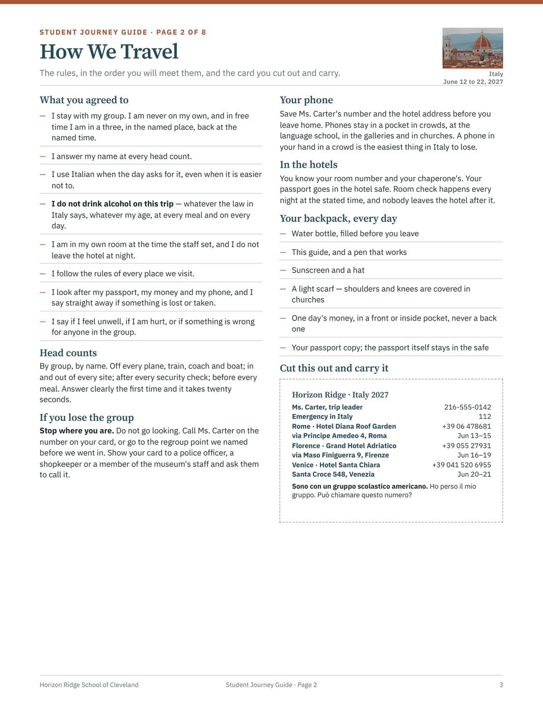 Student Journey Guide, page 3