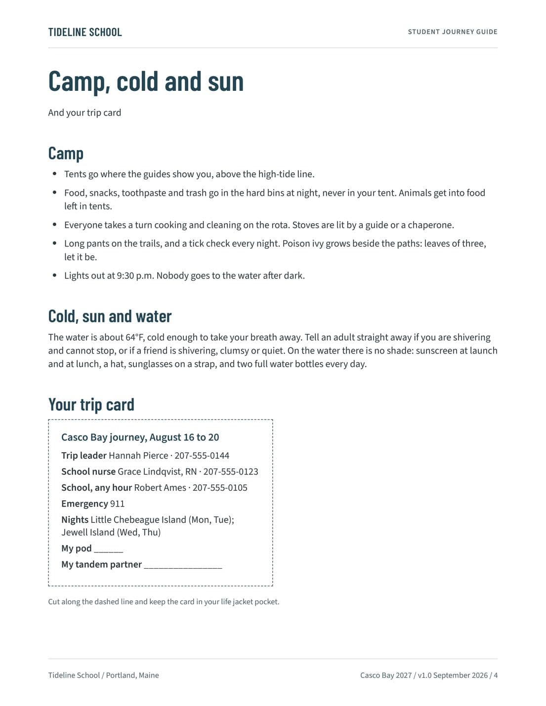 Student Journey Guide, page 4