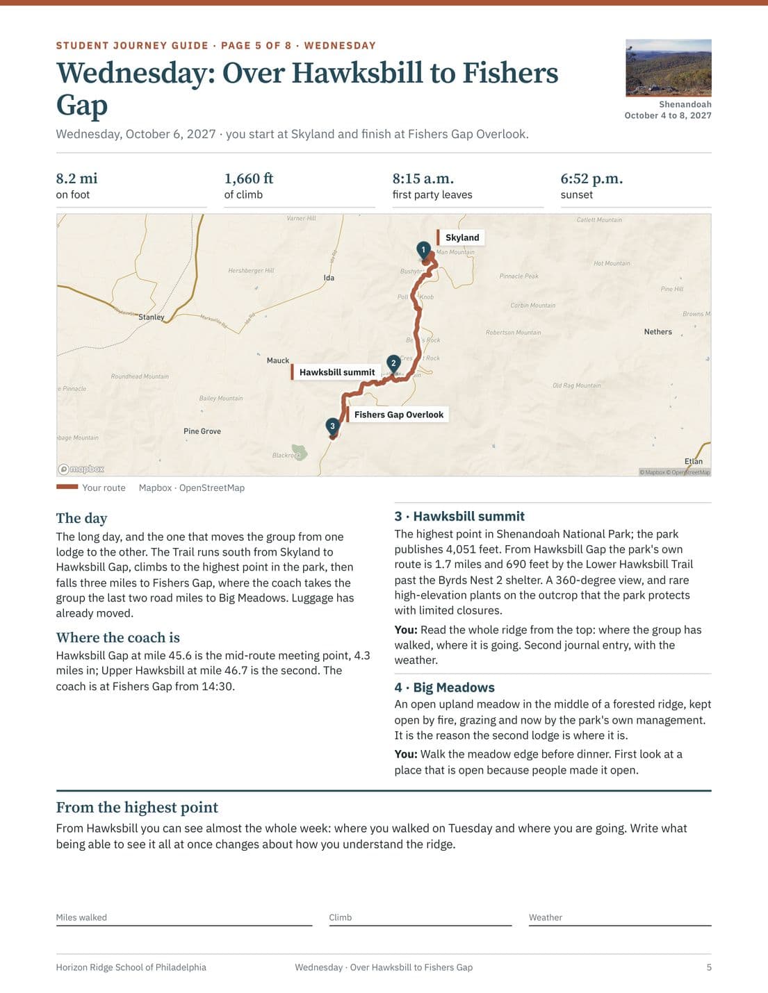 Student Journey Guide, page 5